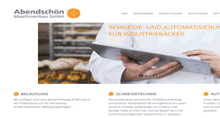 Desktop Screenshot of abendschoen-maschinenbau.de